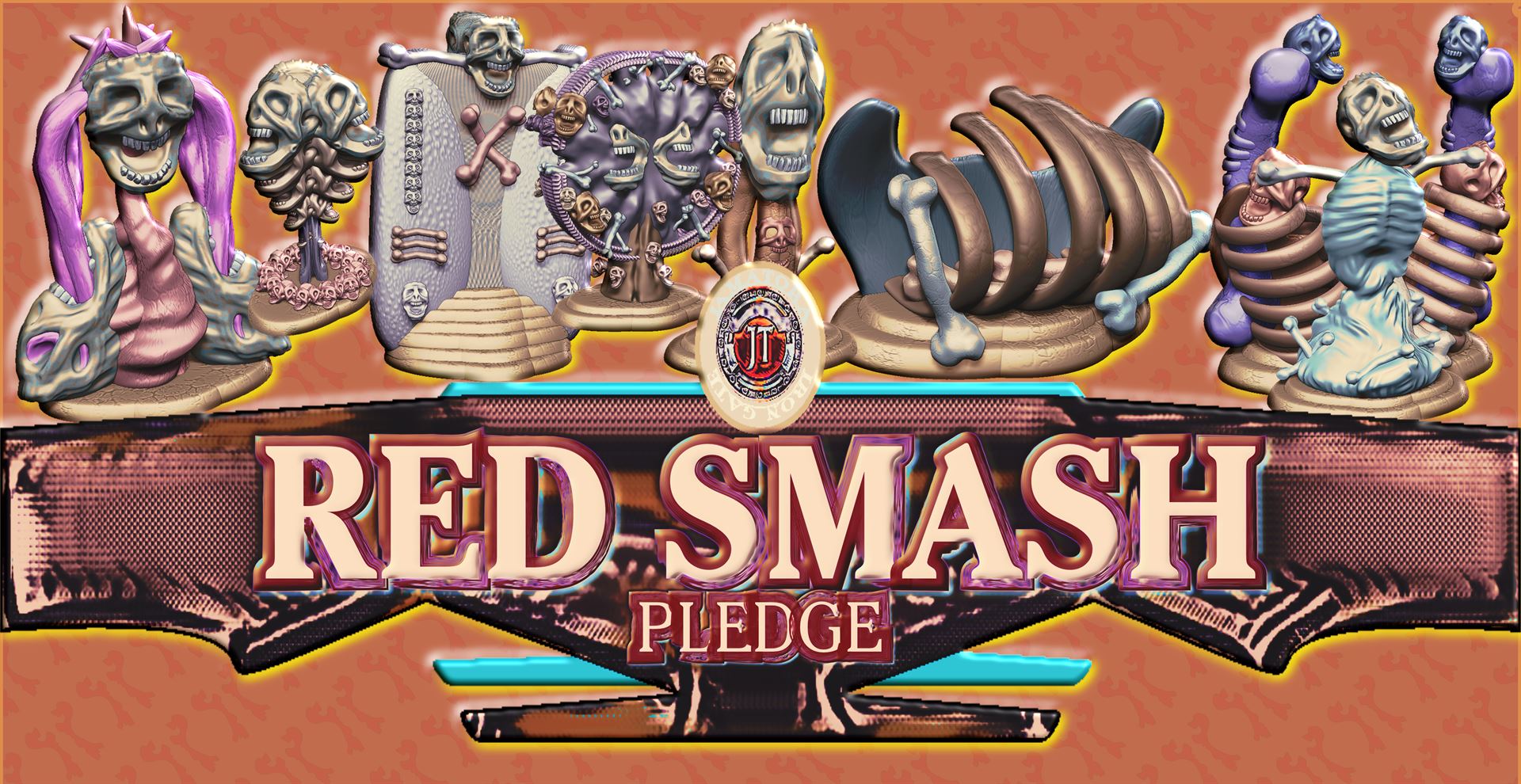 Iron Gate: Lost Worlds – Meet Our Heroes – RED SMASH Set